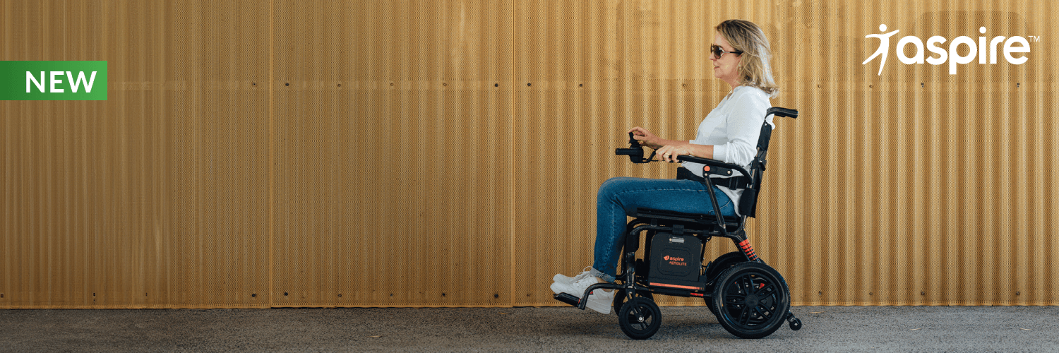 Aspire Aerolite Carbon Fibre Power Wheelchair