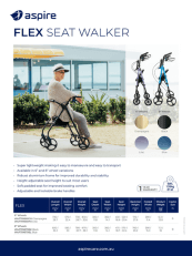 Aspire Flex Seat Walker Flyer