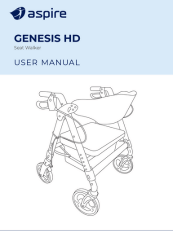 Aspire Genesis HD Adjustable Seat Walker User Manual