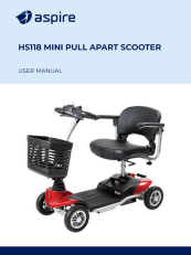Aspire HS118 Compact Pull Apart Scooter User Manual