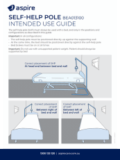 Aspire Self-Help Pole Intended Use Guide