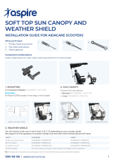 Aspire Soft Top Sun Canopy and Wind Rain Shield User Guide