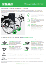 Manual Wheelchair Safe Use Anti-tipper Guide 