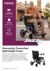 Pride Jazzy Carbon Max HD Flyer