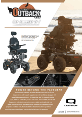 Quantum Outback Power Wheelchair Flyer