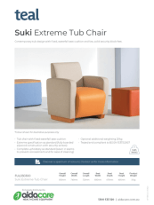 Teal Suki Extreme Tub Chair Flyer